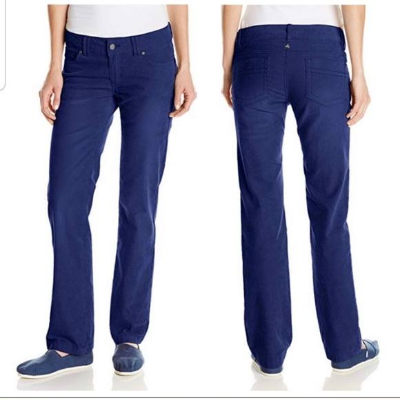 Prana Blue Canyon Cord Corduroy Pants 
